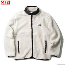 OBEY THIEF SHERPA JACKET (NATURAL)画像