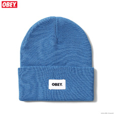 OBEY BOLD LABEL ORGANIC BEANIE (BLUE SAPPHIRE)画像