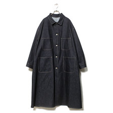 HERILL CASHMERE DENIM WORK COAT画像