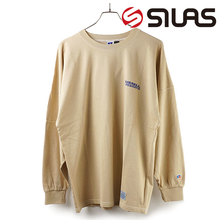 SILAS &times; RUSSELL PIGMENT DYE LS TEE BEIGE 110203011012画像