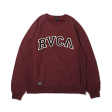 RVCA RVCA UNIVERSITY CREW BORDEAUX BA042005-BRX画像