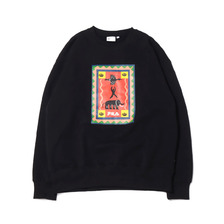 FILA &times; Shuntaro Takeuchi CREWNECK SWEAT SHIRT BLACK FM9921-08画像