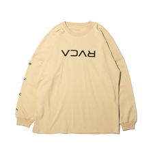 RVCA FLIP RVCA LS BEIGE BA042060-BEG画像