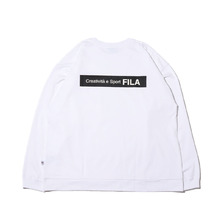FILA L/S POCKET TEE WHITE FM9953-01画像