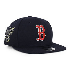 NEW ERA BOSTON RED SOX 9FIFTY ICON SNAPBACK CAP NAVY EA12515997画像