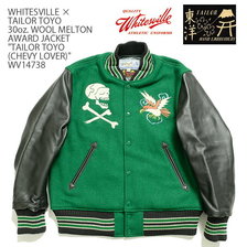 Whitesville &times; TAILOR TOYO 30oz. WOOL MELTON AWARD JACKET "TAILOR TOYO (CHEVY LOVER)" WV14738画像