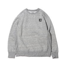 THE NORTH FACE SQUARE LOGO CREW MIX GREY NT62041-Z画像