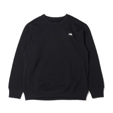 THE NORTH FACE SQUARE LOGO CREW BLACK NT62041-K画像