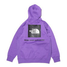 THE NORTH FACE BACK SQUARE LOGO HOODIE PEAK PURPLE NT62040-PP画像