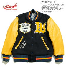 Whitesville 30oz. WOOL MELTON AWARD JACKET "KENDRICK WOLVES" WV14649画像