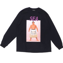 WIND AND SEA CHIYONOFUJI L/S T-SHIRT BLACK画像
