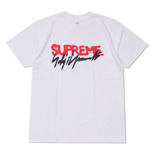 Supreme &times; Yohji Yamamoto 20FW Logo Tee WHITE画像