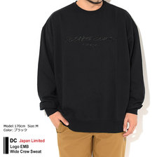 DC Logo EMB Wide Crew Sweat Japan Limited 5420J023画像