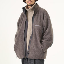 marka REVERSIBLE BOA JACKET - wool sheep pile - M20C-06BL01C画像