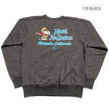 Buzz Rickson's &times; PEANUTS SET-IN CREW SWEAT "NAVAL AIR STATION" BR68598画像