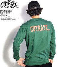 CUTRATE MAIN LOGO L/S T-SHIRT -GREEN- CR-20AW057画像