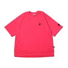 FILA NEON COLOR CREW TEE NEON PINK FM9822-19画像