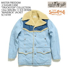 Mr. Freedom &times; SUGAR CANE "TRUCKSTOP"COLLECTION 12oz.MALIBU &times; ICE DENIM "MAVERICK"JACKET" SC14749画像