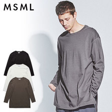 MSML LONG SLEEVE SLIT CUTSEW M21-02L5-CL02画像
