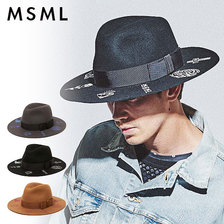 MSML WOOL PRINT HAT M11-02L5-HW02画像