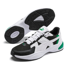 PUMA Ascend Puma White-Puma Black-Amazon Green 371313-03画像