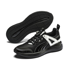PUMA Nuage Run Cage Metallic Puma Black-Puma Silver 372850-01画像