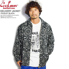 COOKMAN DELIVERY JACKET -PAISLEY BLACK- 231-03434画像