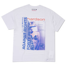 FORTY PERCENT AGAINST RIGHTS Richardson FULL CENSORED SS TEE WHITE画像