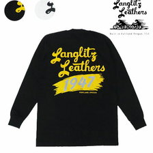 Langlitz Leathers 長袖 プリント Tシャツ LL-LS-A-1947画像
