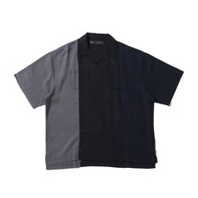 DC SHOES 20 DCBA COLOR BLOCKED SS SHIRT BLACK 5115J075-BLK画像