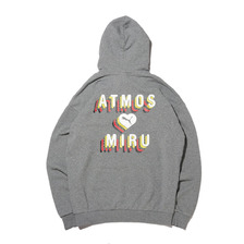 PUMA GRAPHICS HOODIE MIRU MEDIUM GRAY H 921315-02画像