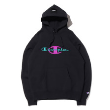 Champion &times; ATMOS LAB P/O HOODED SWEATSHIRT BLACK C8-S114-090画像