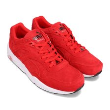 PUMA R698 ALLOVER SUED HIGH RISK RED-WHITE-BLACK 359392-02画像