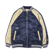Champion &times; ATMOS LAB REVERSIBLE JACKET NAVY C8-S613-370画像