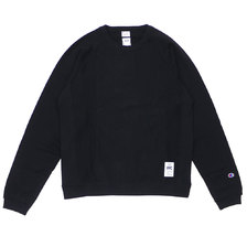 RHC Ron Herman &times; Champion CREW NECK SWEAT BLACKxWHITE画像
