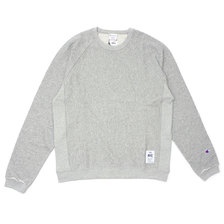 RHC Ron Herman &times; Champion CREW NECK SWEAT GRAYxBLACK画像