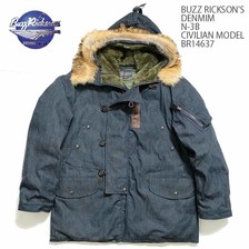 Buzz Rickson's DENIM N-3B CIVILLIAN MODEL BR14637画像