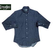 GITMAN VINTAGE /L/S REGULAR FIT B.D. DENIM SHIRTS indigo画像