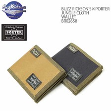 Buzz Rickson's &times; PORTER JUNGLE CLOTH WALLET BR02658画像
