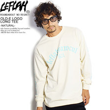 LEFLAH OLD-E LOGO LONG TEE -NATURAL-画像