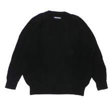 NEIGHBORHOOD 20AW SAVAGE.CREW/A-KNIT.LS BLACK 202FUNH-KNM01画像