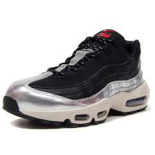 NIKE (WMNS) AIR MAX 95 SE "3M PACK" BLACK/METALLIC SILVER/METALLIC SILVER/BROWN/HYPER CRIMSON CT1935-001画像