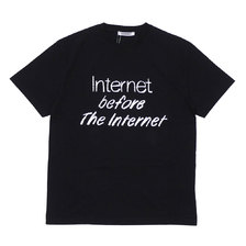 Highsnobiety × Colette Mon Amour THE INTERNET BEFORE THE INTERNET Tee BLACK画像