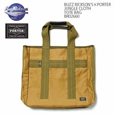 Buzz Rickson's &times; PORTER JUNGLE CLOTH TOTE BAG BR02660画像