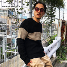 GRAVYSOURCE 2TONE KNIT GSSP-0096画像