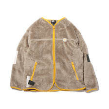 NIKE AS W NSW JKT PLUSH NW MYSTIC STONE/MEDIUM OLIVE/DARK SULFUR DC6734-342画像