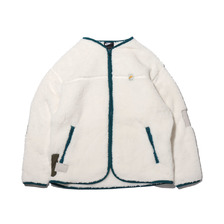 NIKE AS W NSW JKT PLUSH NW SAIL/MEDIUM OLIVE/GEODE TEAL/DARK SULFUR DC6734-133画像