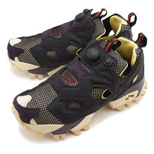Reebok INSTAPUMP FURY TRAIL BLACK/MIDNIGHT SHADOW/WEATHERED YELLOW FV1581画像