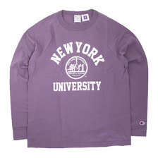 Champion MADE IN USA T1011 RAGLAN LONG SLEEVE T-SHIRT NEW YORK UNIVERSITY C5-S404-265画像