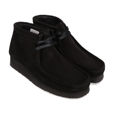 Clarks Wallabee Boot Black Sde 26155521画像